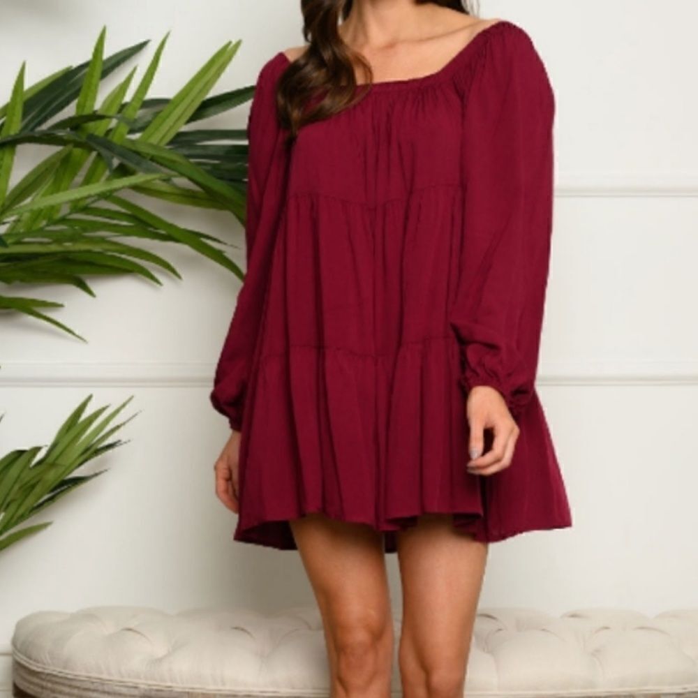 Off Shoulder Mini Dress - Picture 8 of 14